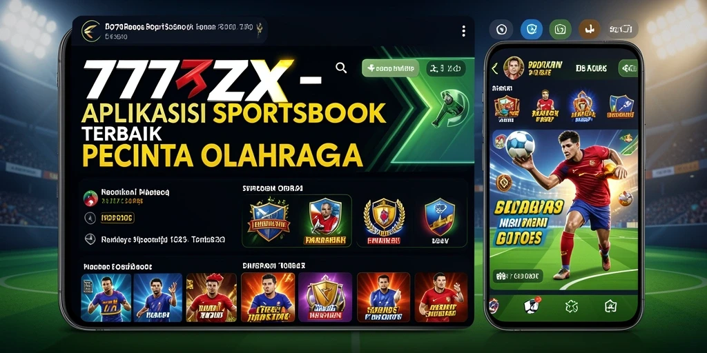 Tampilan utama gameplay aplikasi Sportsbook 777ZX yang menarik.
