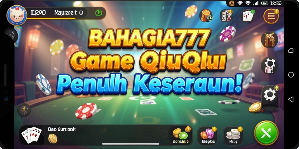 Tampilan gameplay QiuQiu yang menarik dan menantang.