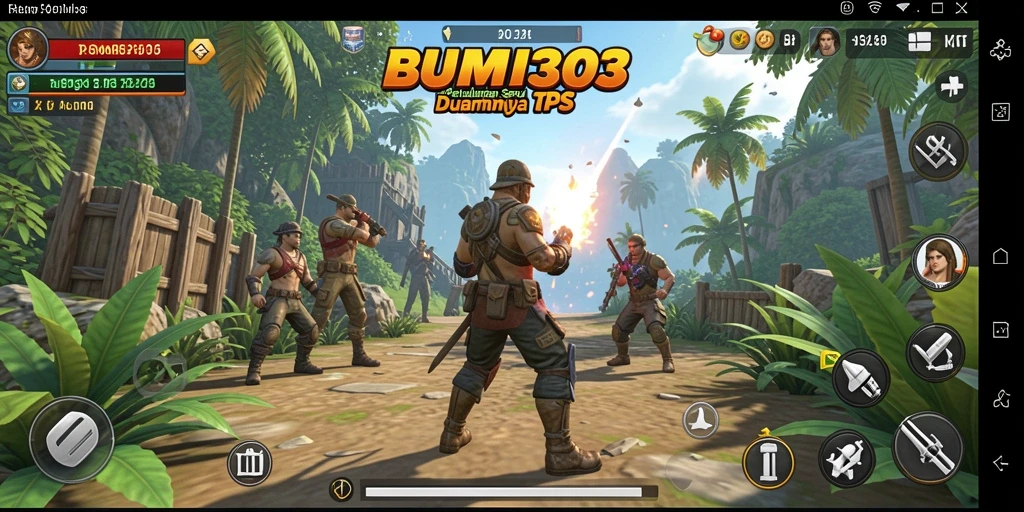 Tampilan gameplay seru di BUMI303 dengan aksi mendebarkan.