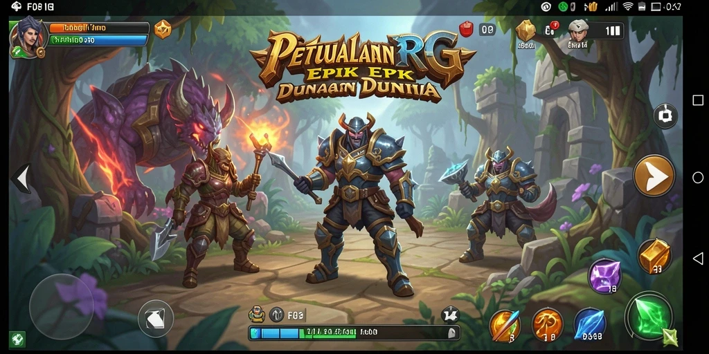 Gameplay F08 yang menarik dan seru dalam dunia RPG.