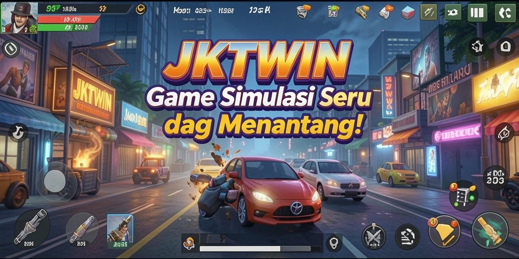 Tampilan gameplay JKTWIN yang menarik dan interaktif.