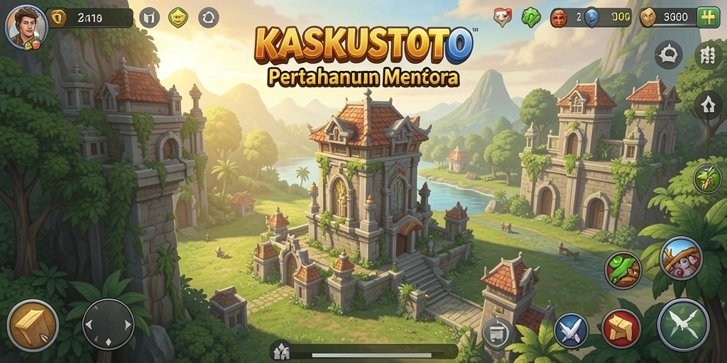 Tampilan gameplay KASKUSTOTO yang seru dan menantang di medan pertempuran.