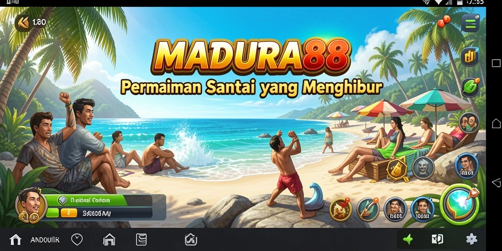 Tampilan gameplay santai yang seru dan menghibur di MADURA88.