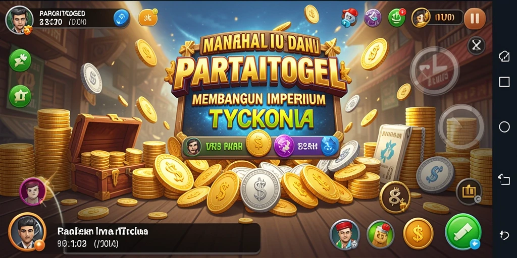 Tampilan utama permainan PARTAITOGEL yang menantang dan menarik.