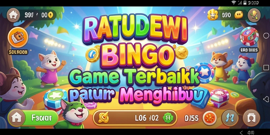 Tampilan menarik gameplay RATUDEWI Bingo yang seru.