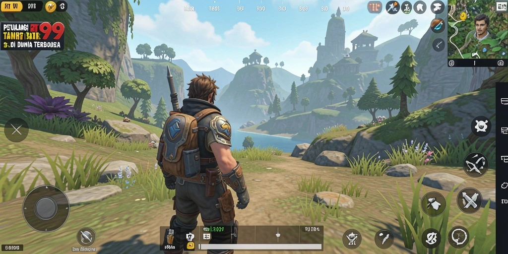 Screenshot utama RT99 menampilkan momen seru dalam gameplay Open World.