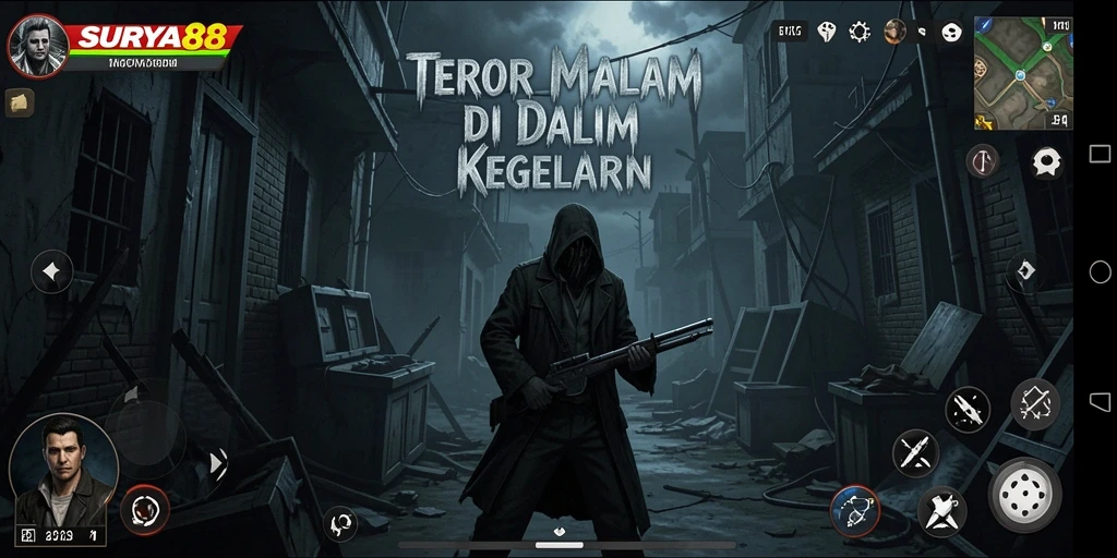Gameplay menyeramkan di SURYA88 dengan suasana menakutkan.